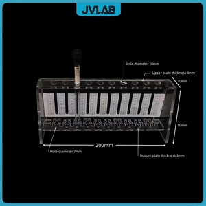 플렉시 유리 혈액 침전 튜브 랙 <span class=keywords><strong>ESR</strong></span> 랙 PP <span class=keywords><strong>ESR</strong></span> 빠른 감지기 혈액 침전물 검사 - Product Image 2