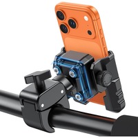 Support GPS pour vélo étanche et antichoc, rotatif à 360°, support de téléphone portable anti-vibration en ABS avec fixation sur guidon