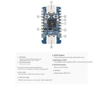 Raspberry Pi Pico 2 RP2350 USB A/Zero Development Board Dilengkapi dengan Onboard untuk Alat Perbaikan Ponsel