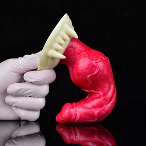 Dildo Monster Tusk, Juguetes Sexuales con Ventosa, Masajeador de Próstata y Pene, Dildo de Silicona para Masturbación Femenina - Product Image 3