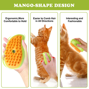 Pet Cleaning & Massage <b>Brush</b> <b>Shedding</b> Removal Spray Comb Stainless Steel Multi-Function for <b>Dogs</b> Bathroom Bath Cleaning Supplies - Product Image 5