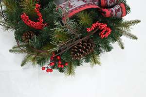 New Arrival Customized Christmas Decorations Xmas <b>Wreaths</b> Ecofriendly <b>Artificial</b> Christmas <b>Wreaths</b> - Product Image 5