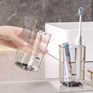 Life Toothbrush <b>Holder</b> Travel Set Portable Folding <b>Toothpaste</b> Cup With Lid For Oral Care On The Go - Product Image 2