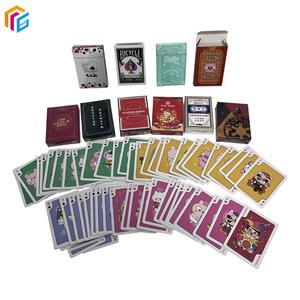 Cartes de jeu de cartes en papier avec Logo personnalisable, pour publicité, Poker en PVC, imperméable par Sublimation, en plastique, 50 pièces