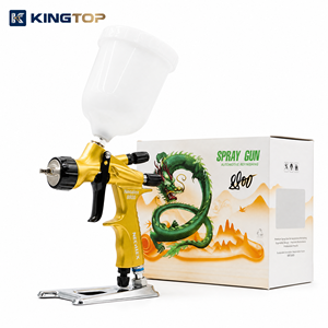 Pistolet de pulvérisation automobile professionnel HVLP Kingtop WARTE haute performance - Pistolet de pulvérisation HVLP - Pistolet de pulvérisation pour peinture transparente 1,3 mm 1,4 mm - Product Image 5