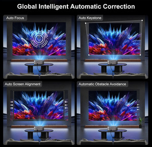 Proyector LCD HQ11W Full 4K 1080p LED Android 15 OS 3GB RAM 64GB 3600 ANSI Lúmenes Reproductor de Video y Películas Portátil para Cine en Casa - Product Image 6