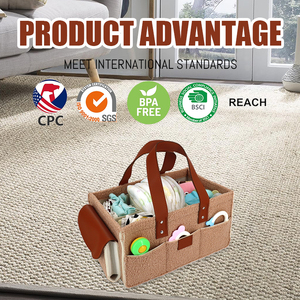 TEDDY bé tã Caddy tổ chức-Xe tã Caddy, xách tay tote tã túi lưu trữ cho vườn ươm của bạn, thay đổi bảng - Product Image 5