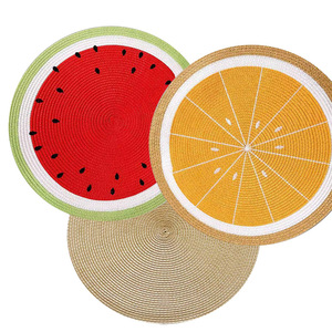 Ensemble de dessous-de-plat en corde PP pour la cuisine, tapis de table résistant à la chaleur, dessous-de-plat tissé, réutilisable, lavable, écologique - Product Image 2