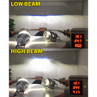 Nouvel objectif de projecteur bi-LED laser double P10 2,5 pouces pour feux de route et feux de croisement de voiture, pour système d'éclairage LED automobile