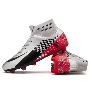 Chaussures de football pour garçons et hommes, bottes de football à cheville haute, taille 35-44, chaussures de football de marque personnalisée, usine - Product Image 6