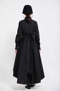 Gran oferta 2021 nuevo vestido de otoño diseño japonés costura en blanco y negro falda Bouffant vestido elegante 1535 - Product Image 6