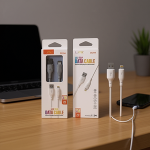 Cable de datos Lumiz USB a IP de 2 m, 3.0 A, carga rápida y transferencia de datos - Product Image 3