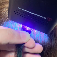 Résine UV à séchage rapide pour extensions capillaires, greffe de cheveux sans trace, extensions capillaires à lumière UV, colle UV
