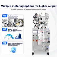 Machine d'emballage automatique verticale compacte pour poudres et granulés, multifonctionnelle, double usage, pour sachets et sticks
