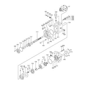 4633474 ZX470-<span class=keywords><strong>3</strong></span> <span class=keywords><strong>ZX500</strong></span>-<span class=keywords><strong>3</strong></span> Escavadeira Hidráulica Drive Piston Pump ZX450-<span class=keywords><strong>3</strong></span> Fan Pump para <span class=keywords><strong>Hitachi</strong></span> - Product Image 1