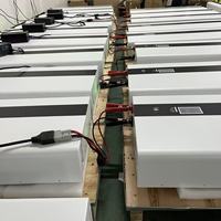 Batterie lithium-ion murale 48V 150Ah 7.6KW avec cellules de qualité A, BMS et haute efficacité pour l'alimentation de secours
