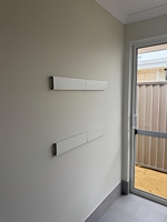 Séchoir à linge mural pliable, porte-serviettes escamotable dissimulé, porte-vêtements en aluminium pour salle de bain et placard