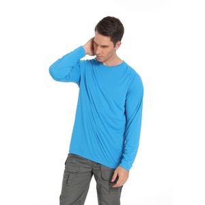 Magliette da Pesca Personalizzate a Maniche Lunghe per Uomo, Asciugatura Rapida e Protezione UV, 100% Poliestere - Product Image 2