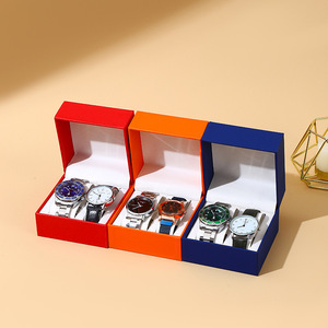 Boîte de rangement pour montres et bijoux avec logo personnalisé, pour bracelets, boucles d'oreilles, colliers, et présentoir de montres pour magasin - Product Image 2