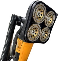 Meuleuse d'angle électrique à longue tige, quatre roues, qualité industrielle, vitesse variable, 900W