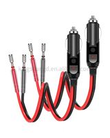 Heavy Duty 16AWG Auto Auto 12/24V 10A Sicherungs buchse Stecker Zigaretten anzünder Heck drähte Anschluss kabel Adapter Verlängerung