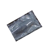 Sac alimentaire sous vide en Nylon, pour saucisses, couleur noir, transparent sur un côté, sac d'emballage de conservation des aliments