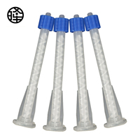 Buse de mélange vortex à clipser Gaoyuda, connecteur Luer Lock, mélangeur statique pour colle époxy AB, en plastique blanc