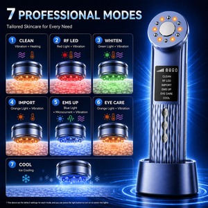 Dispositivo de Belleza Facial OEM Recargable, Masajeador Facial Multifuncional Frío y Caliente, Dispositivo de Belleza Facial Reafirmante y Tensor de la Piel - Product Image 2