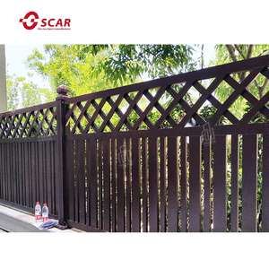 รั้วโลหะสีดำขนาดเล็กรั้วตกแต่งสนามรั้วอลูมิเนียมอัลลอยด์ทำจาก<span class=keywords><strong>2023</strong></span>เวียดนาม - Product Image 1