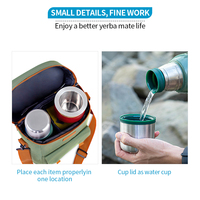 Offre Spéciale – Ensemble de Housses Personnalisables pour Tasses à Yerba Maté, Réutilisables, Imperméables, en Polyester, Portables, pour Aliments et Boissons