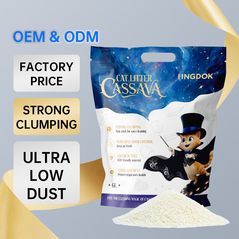 taotaohui Cassava Cat Litter: Eco-Friendly, Dust-Free, Clumping Plant Sand | Baoding Taotaohui Tradi