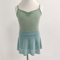 Vente en gros d'usine, justaucorps de danse pour enfants et filles, de haute qualité et à prix abordable, avec jupe en maille