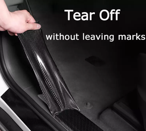 Autocollants de protection de pare-chocs anti-collision en fibre de carbone <span class=keywords><strong>K5D</strong></span> pour la protection universelle avant/arrière de la voiture - Product Image 5