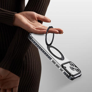 ฝาครอบที่ยึดในรถแบบใสระบบแม่เหล็กสำหรับ Iphone17 Pro <span class=keywords><strong>Gear</strong></span> ตัวยึดโลหะเคสป้องกันการตกหล่น - Product Image 6