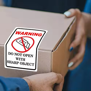DO NOT USE Blades to Open Warning Labels <b>Sticker</b> for Shipping Handling Packing and Moving - Product Image 6