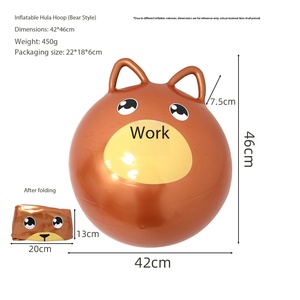 Pelota de Entrenamiento Sensorial para Niños, Pelota de Salto para Bebés de Jardín de Infancia, Pelota Elástica con Función Inflable - Product Image 1