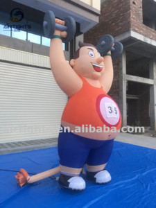 <span class=keywords><strong>Ballon</strong></span> de <span class=keywords><strong>fitness</strong></span> Bolle <span class=keywords><strong>gonflable</strong></span> de haute qualité de 3.5m de haut Sportende Dick vers la Hollande - Product Image 5