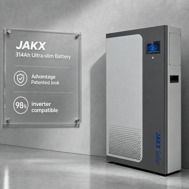 JAKX Solar LiFePO4 Battery 48V 51.2V 314Ah 15kWh 16kWh Energy Storage Solar Home System Deep Cycle Lithium Iron Phosphate Pack