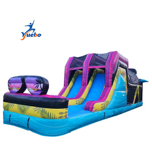 Toboggan gonflable commercial, parcours d'obstacles aquatique, parcours d'obstacles <span class=keywords><strong>pour</strong></span> piscine, extérieur, <span class=keywords><strong>pour</strong></span> adultes et enfants - Product Image 1