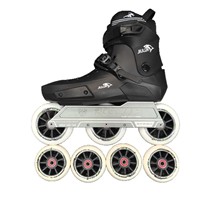 Patins à roulettes de course pour adultes Nine-wheel Wizard Edition, design interchangeable trois/quatre roues en ligne, roues en polyuréthane en option
