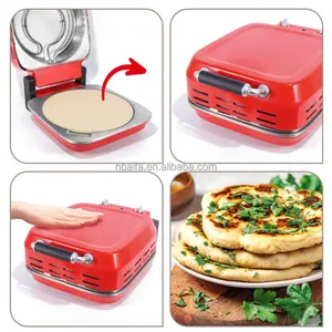 Aifa 12 "điện lò nướng bánh pizza Maker 1400W Arabic bánh mì muti-chức năng điện mini bánh Pizza Maker bánh pizza Máy làm