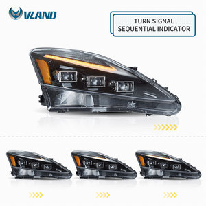 Faros Delanteros LED de Fábrica VLAND de 2.ª Generación XE20 IS <span class=keywords><strong>220d</strong></span>/F 300 350, Luz Delantera con Intermitentes Secuenciales, Lámpara Delantera para Automóvil 2006-2012 para <span class=keywords><strong>Lexus</strong></span> IS250 - Product Image 3
