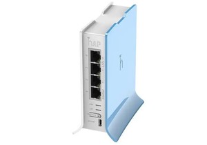 Modem tour extérieur Mikrotik RB941-2nD-TC HAP Lite, 4 ports <span class=keywords><strong>Ethernet</strong></span> + routeur <span class=keywords><strong>WiFi</strong></span>, 1000 Mbps, fréquences 2,4 G + 5 G, WDS/WPS, pare-feu, QoS - Product Image 2