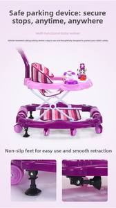 Andador para Bebé 4 en 1, Multifuncional, Plegable, con 8 Ruedas y <span class=keywords><strong>Mango</strong></span> de Empuje, Suministro de Fábrica - Product Image 5