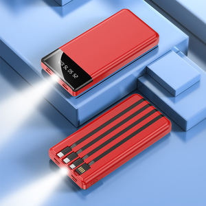 איכות טובה 20000 מ "ח מובנה <span class=keywords><strong>4</strong></span> כבלים מהיר מטען אוניברסלי כוח חירום כללי עבור טלפון נייד - Product Image 4