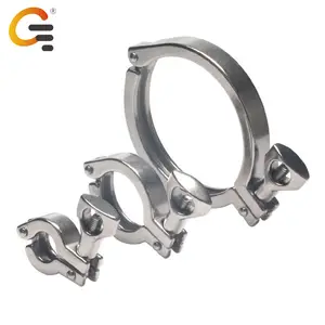 High Quality Tri-Clamp Pipe Fittings Sanitary Heavy Duty Clamp Pipe Fittings