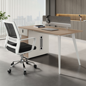 OEM Premium di lusso in stile moderno E1 <span class=keywords><strong>MFC</strong></span> mobili da ufficio convertibili in legno modulare scrivania tavolo da ufficio industriale - Product Image 2