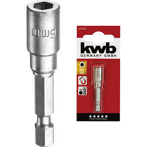 INSERTO A BUSSOLA ESAGONALE X AVVITATORE KWB MAGNETICO MM 8X50 - Product Image 1
