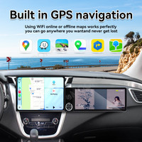 Écran radio MOOKAKA 13,1+12,3 pouces pour Nissan Murano 2015-2019, Android 15, navigation GPS, stéréo, CarPlay sans fil, Plug & Play