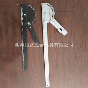 Regla de ángulo metálica de 550 mm y 770 mm, herramienta de medición de ángulos para carpintería y metalurgia - Product Image 3